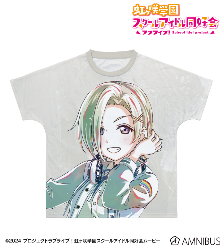 描き下ろし ミア・テイラー ミラクル STAY TUNE！ Ani-Art フルグラフィックTシャツ