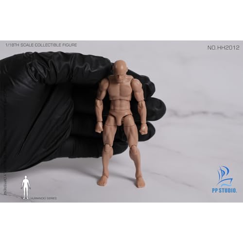 HiPlay PP STUDIO 1/18 男性 関節素体 サンタン肌 なで肩 NO.HH2012 ボディ フィギュア ヘッド付き 超可動