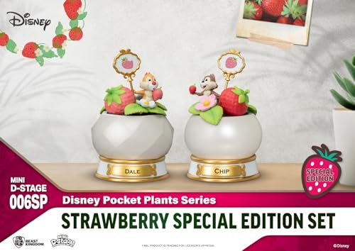 ミニ・Dステージ ディズニー ポケット・プラント シリーズ チップ&デール(ストロベリー版)2体セット #006SP ノンスケールフィギュア
