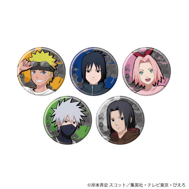 缶バッジ「NARUTO-ナルト- 疾風伝」20/ストリートファッションver. ブラインド(5種)(描き下ろしイラスト)