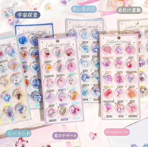 3D シール 立体 励ましステッカー 浮き彫 1枚 カプセルシール キラキラ 水筒/日記/手帳/アルバム/スマホケース/装飾用 携帯電話飾り用 手帳デコレーション 手芸用品 デコシール ステッカー 貼り付け可能 スクラップブック用 (カラフルなキャンディー)