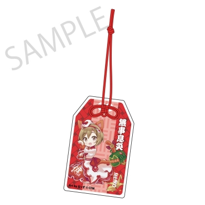 【グッズ-キーホルダー】「初音ミク×招き猫」 御守風アクリルさげ札 MEIKO Art by らっす【再販】
