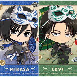 TVアニメ『進撃の巨人』ミニフォトカードセット(きゃらほっぴん！)狐面ver. B