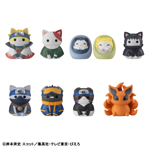 MEGA CAT PROJECT NARUTO -ナルト- 疾風伝 ニャルト！少しむかしむかしの 木ノ葉隠れの里だってばよ！ 8個入りBOX