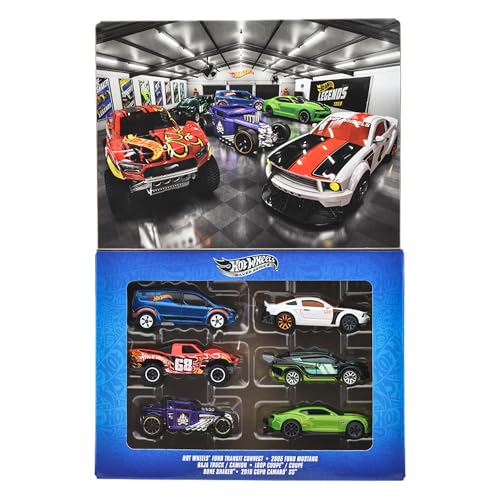 ホットウィール(Hot Wheels) レジェンド マルチパック 乗り物おもちゃ ミニカー 6台入り 3歳から マルチ JLB24