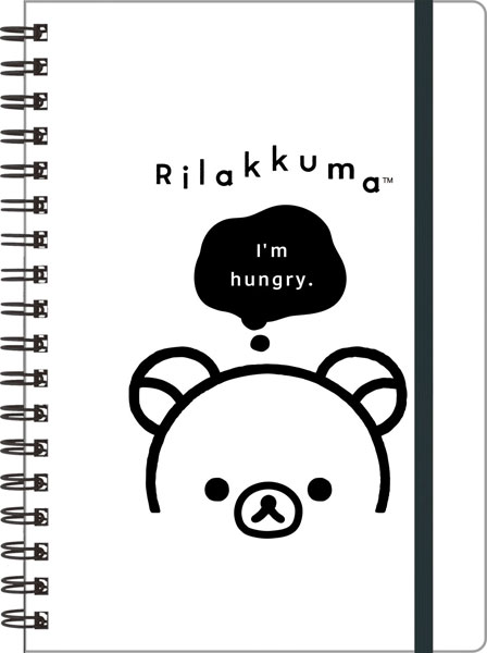 NY45201 リラックマ BASIC RILAKKUMA MONOCHROME B6SPノート
