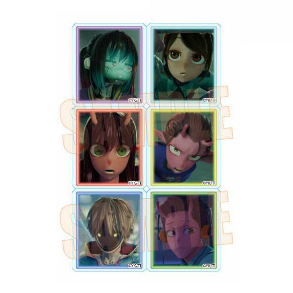 アニメ『銀河特急 ミルキー☆サブウェイ 各駅停車劇場行き』 アクリルデコシール C[ベルハウス]《０８月予約》