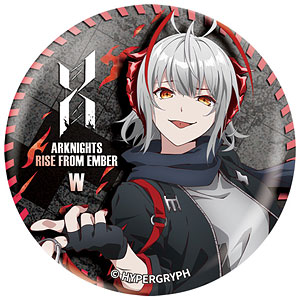 アークナイツ【焔燼曙明/RISE FROM EMBER】 描き起こしクリスタル缶バッジ W