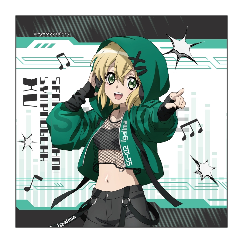 戦姫絶唱シンフォギアＸＶ マイクロファイバー 暁 切歌 DJ ver.【催事商品】