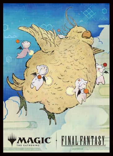 『マジック：ザ・ギャザリング――FINAL FANTASY』プレイヤーズカードスリーブ 「木版画」ボーダーレス版《召喚：デブチョコボ》 MFS-55