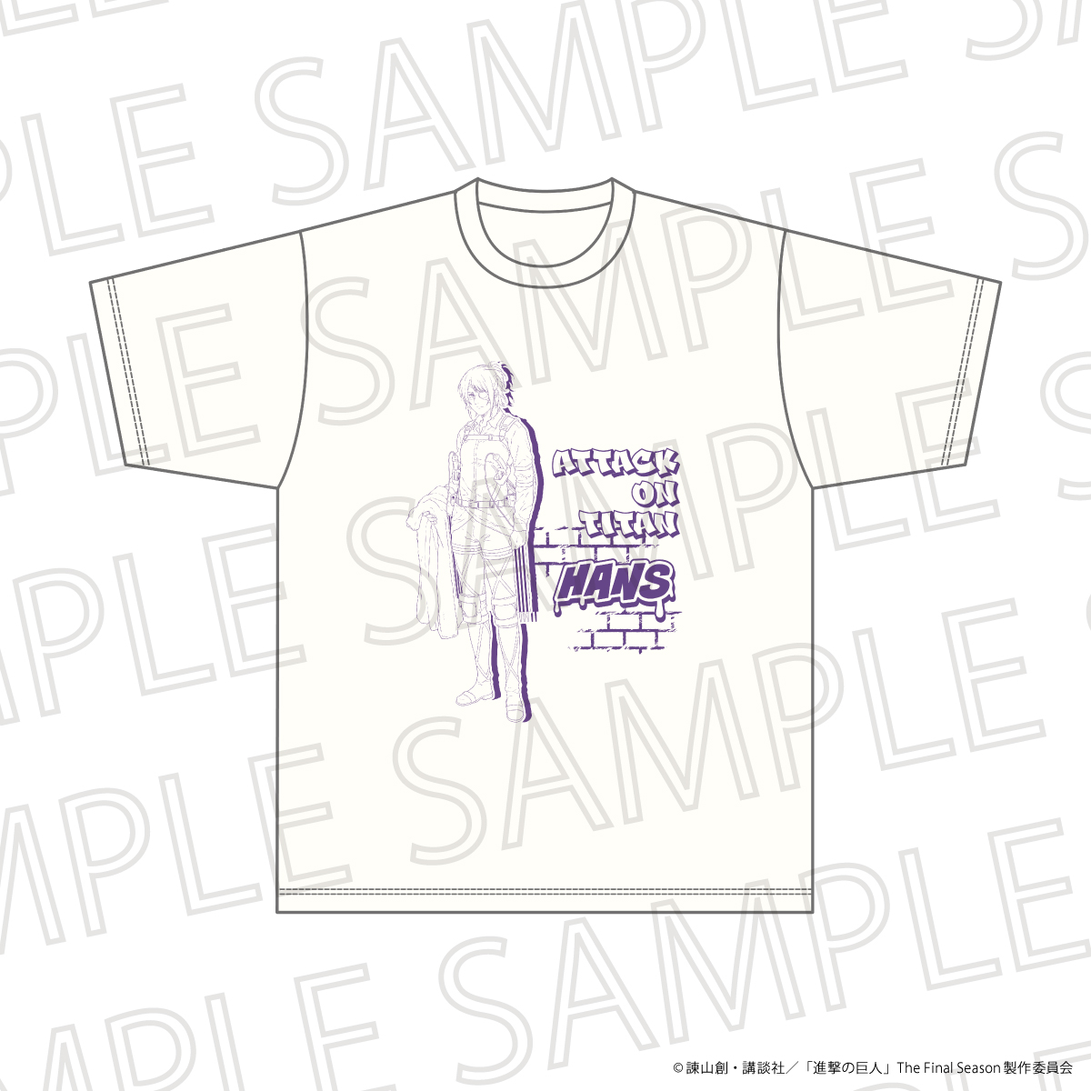 進撃の巨人 The Final Season_XLサイズ_BIGシルエットTシャツ ハンジ・ゾエ
