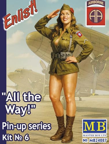 マスターボックス 1/24 ピンナップシリーズ アーミーユニフォーム 全開 プラモデル MB24087 (人)