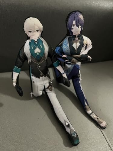 崩壊スターレイル アベンチュリン Dr.レイシオ ぬいぐるみ おもちゃ コスプレ グッズ 自由に凹型にできる かわいい キモカワ ハロウィン クリスマス イベント 飾り 誕生日 贈り物 (2点セット)