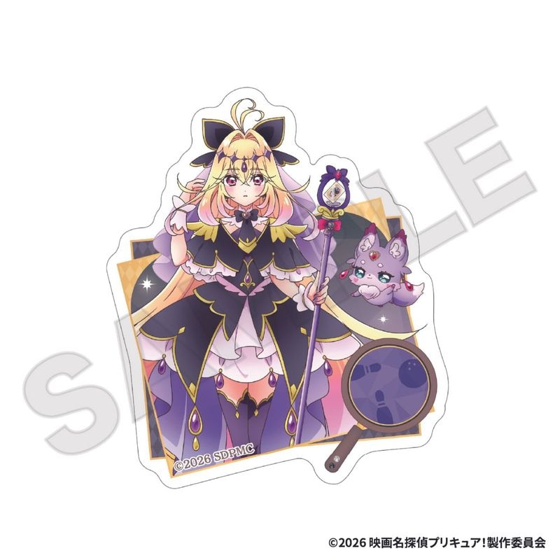 「11月下旬頃以降発送」『映画名探偵プリキュア！』×ラウンドワン ダイカットステッカー＜第1弾＞キュアアルカナ・シャドウ＆マシュタン
