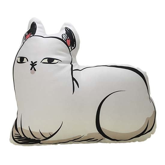 あたしゃ川尻こだまだよ 天啓猫さんのダイカットクッション