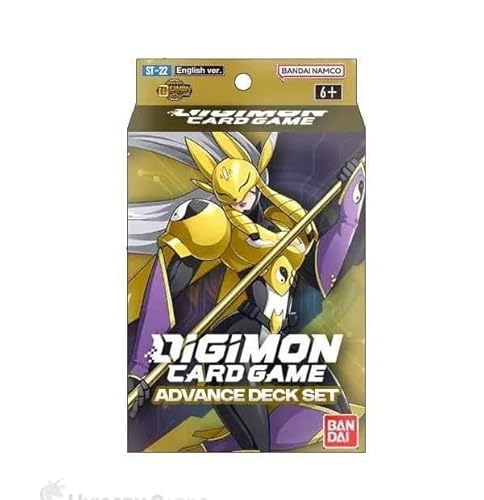 デジモンTCGアメジスト曼荼羅アドバンススターターデッキ(ST-22)-カード54枚。