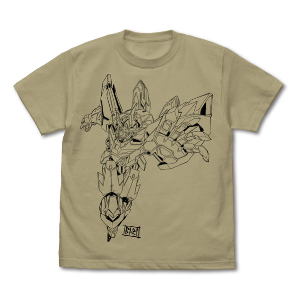 勇気爆発バーンブレイバーン 描き下ろし ブレイバーン Tシャツ/SAND KHAKI-L(再販)