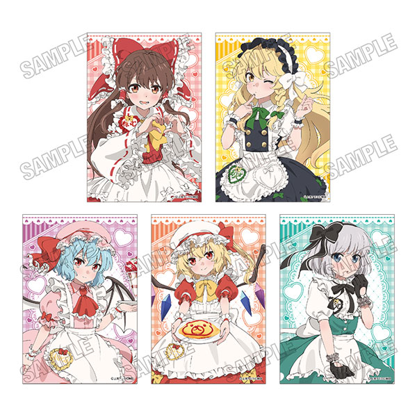 「東方Project」 描き下ろしイラストカードセット メイドver.[メディコス・エンタテインメント]《０９月予約》