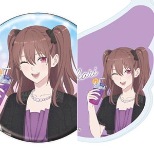 アクリルキーホルダー＆缶バッジセット「2.5次元の誘惑」02/橘美花莉 ドレスver.(描き下ろしイラスト)