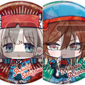 ホログラム缶バッジ(57mm)「アイドルマスター シャイニーカラーズ」03/オリジナル衣装ver. ミニキャライラスト 10個入りBOX