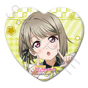 『ラブライブ！虹ヶ咲学園スクールアイドル同好会』 ハート型缶バッジ B(中須かすみ)