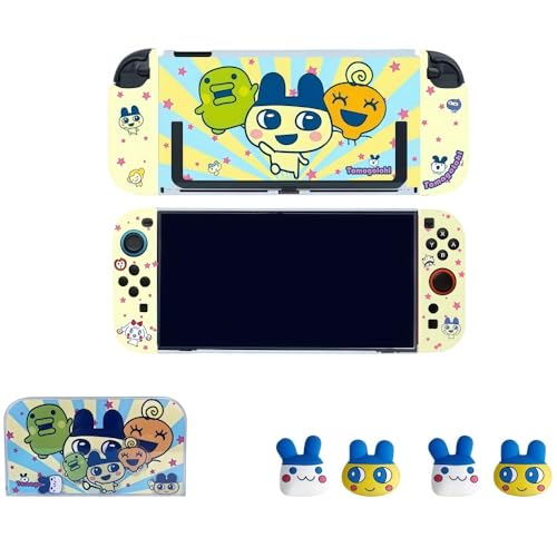 たまごっち グッズ Switch 2保護ケース Switch/OLED カバー 分体式カバー ゲーム機保護カバー 多機種対応 耐衝撃 軽量 脱着可能 全面保護 取り外し簡単 萌えグッズ 可愛い 贈り物 プレゼント 非公式 (Switch2 セット03) [並行輸入品]