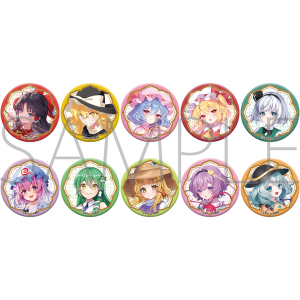 東方Project_キャラバッジコレクション 【BOX／10パック入り】