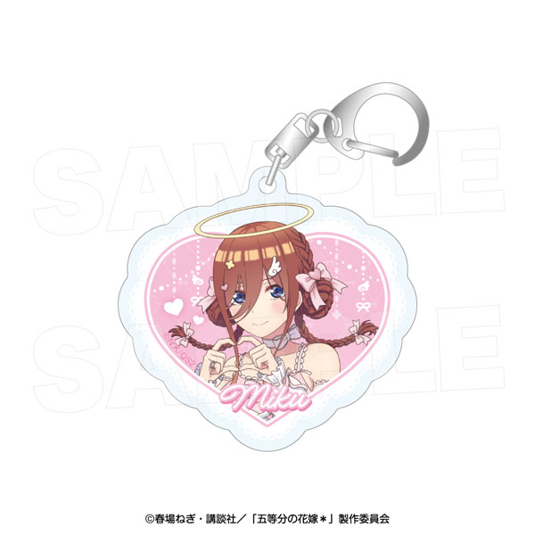 五等分の花嫁* アクリルキーホルダー(エンジェルリボン) 中野三玖