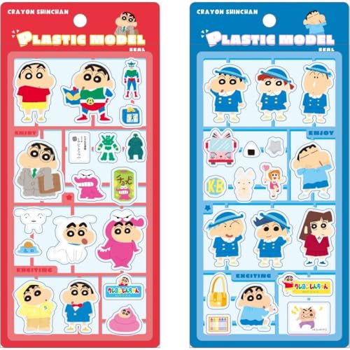 ティーズファクトリー クレヨンしんちゃん プラスチックモデル風シール 幼稚園 5562086