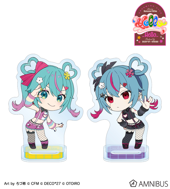 デコミク Art by ろづ希 アクリルスタンド2個セット