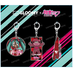 GLOOMY meets 初音ミク アクリルキーホルダー 3個セット