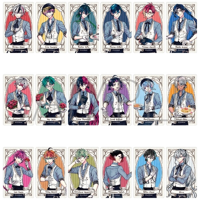 【グッズ-カード】悪魔執事と黒い猫 トレーディングクリアカード／Royal Rose Tea Party