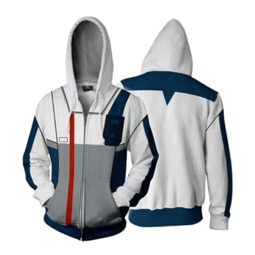 SHIGEY(ヒギー) 機動戦士ガンダム パーカー 長袖 上着 コスプレ衣装 柔らかい フード付き服 運動パーカー トップス スポーツウエア おしゃれ 3Dプリント 漫画服 記念シャツ 日常服 通勤通学男女兼用 (色7,M-通常の厚さ) [並行輸入品]