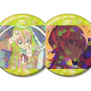 MILGRAM -ミルグラム- ムウ 場面写ホログラム缶バッジ2個セット