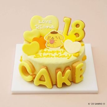 ポムポムプリン カスタムケーキ【サンリオキャラクターズ エンジョイアイドルシリーズ】