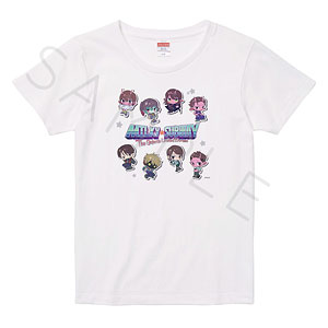アニメ『銀河特急 ミルキー☆サブウェイ』 Tシャツ(ちぽっけ) TD(集合) ホワイト Lサイズ