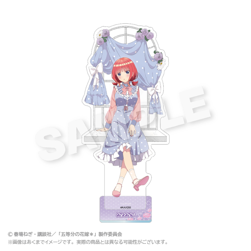 五等分の花嫁＊_アクリルスタンド 水玉パステルver. 中野 二乃