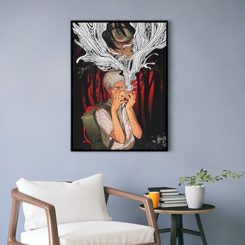 光が死んだ夏 木製ジグソーパズル 500ピース 38×52cm アニメデザイン 中級者向け 高精細印刷 集中力アップ 知育パズル 飾れる 贈り物に 512172310-56