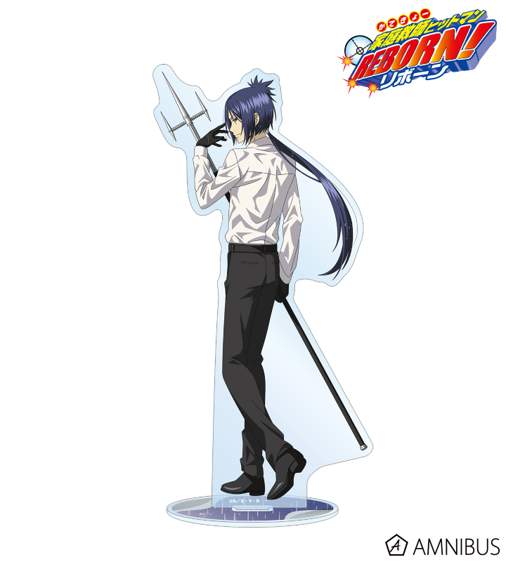 描き下ろし 六道 骸（10年後） 戦う背中×雨ver. BIGアクリルスタンド