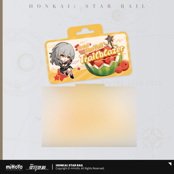 崩壊：スターレイル フレッシュサンシャインシリーズ デフォルメアクリルクリップ 開拓者(女)