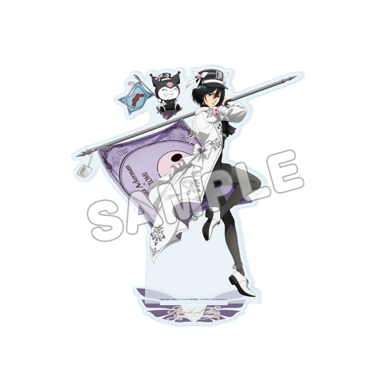 進撃の巨人×サンリオキャラクターズ_BIGアクリルスタンド ミカサ×クロミ