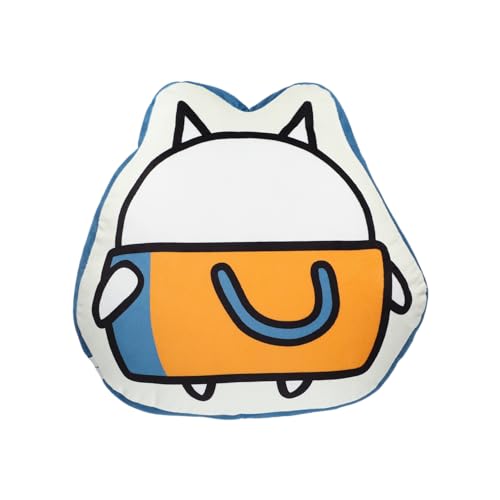 にゃんこ大商店オリジナル ダイカットクッション ネコ店員