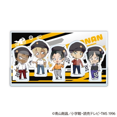 【グッズ-スタンドポップ】名探偵コナン ジオラマアクリルスタンドD チェッカーフラッグ② (安室/赤井/大和/上原/諸伏)【再販】