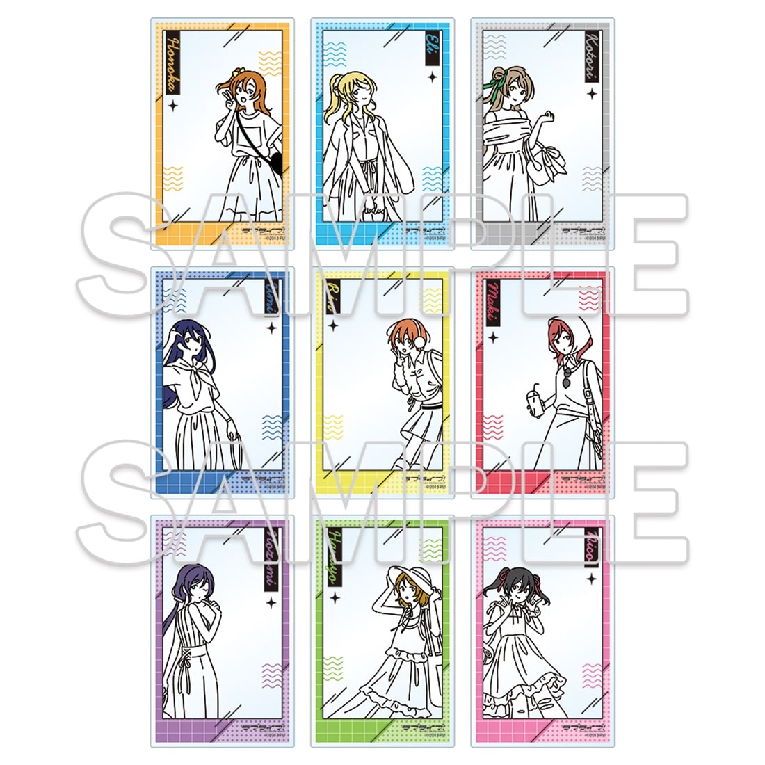 『ラブライブ！』お散歩は季節をまとって。 トレーディングアクリルカード