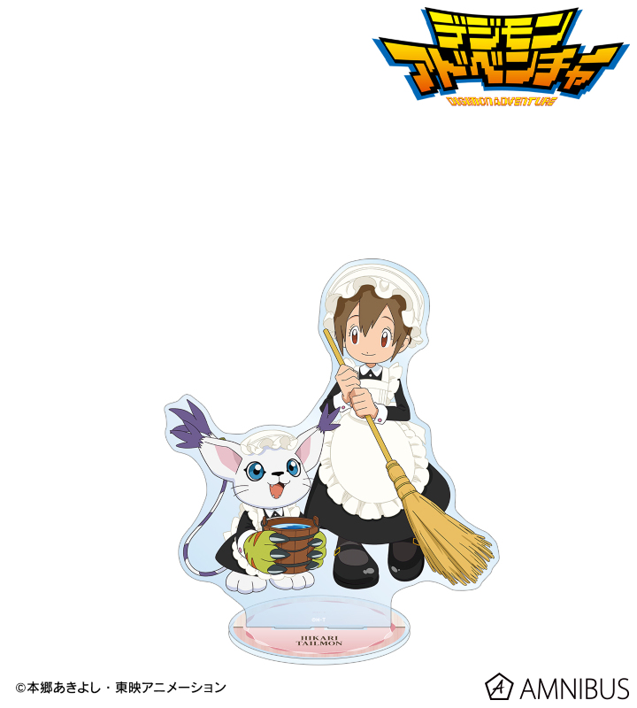 描き下ろし 八神ヒカリ&テイルモン メイド&執事ver. 特大アクリルスタンド