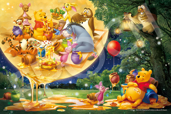 ジグソーパズル Winnie the pooh -Moonlight Honey- (くまのプーさん-ムーンライトハニー-) 1000ピース (97-713s)[エポック]《発売済・在庫品》