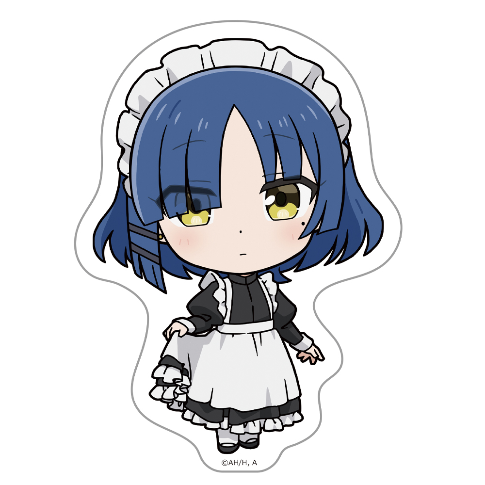 ぼっち・ざ・ろっく!_ダイカットステッカー 山田リョウ メイド服ver.