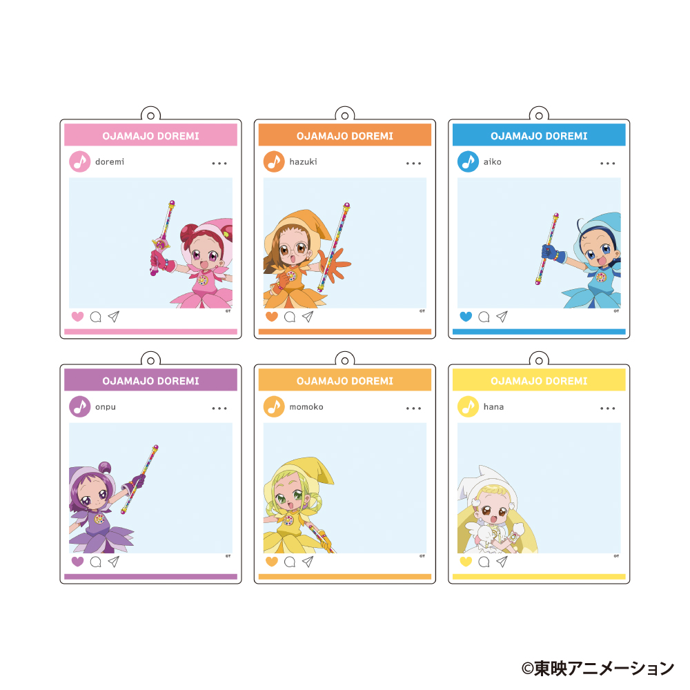 おジャ魔女どれみ_トレーディングSNS風アクリルキーホルダー 【BOX／6個入り】