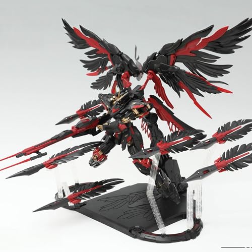 1/100 天衛 オベロンOBERON2.0プラモデル 機甲 フルセット プラスチック組立モデル プラスチック製ロボット 機核工業 色分け済みプラモデル アクションモデル 全高23㎝ 浮遊砲特典 ブラック版 [並行輸入品]