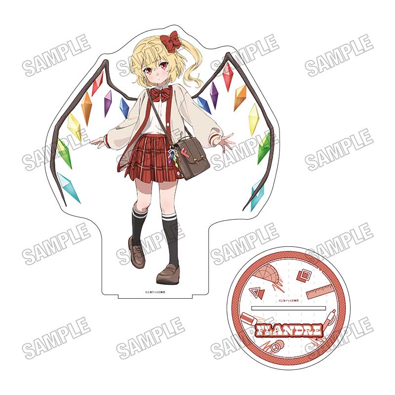東方Project_描き下ろしBIGアクリルスタンドLL【制服ver.】(4)フランドール・スカーレット